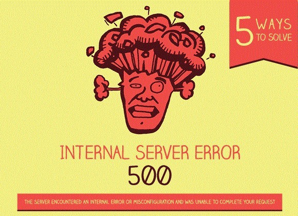 How to solve 500 Internal Server Error in 5 different ways