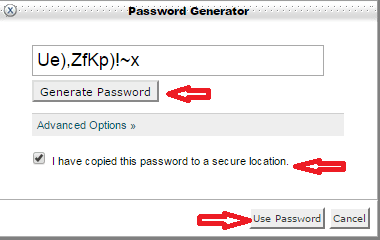Generating Secured Password