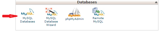 MySQL Databases from cpanel