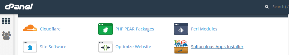 cPanel Softaculous Installer