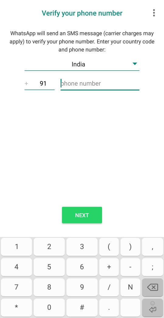 Verify Phone Number